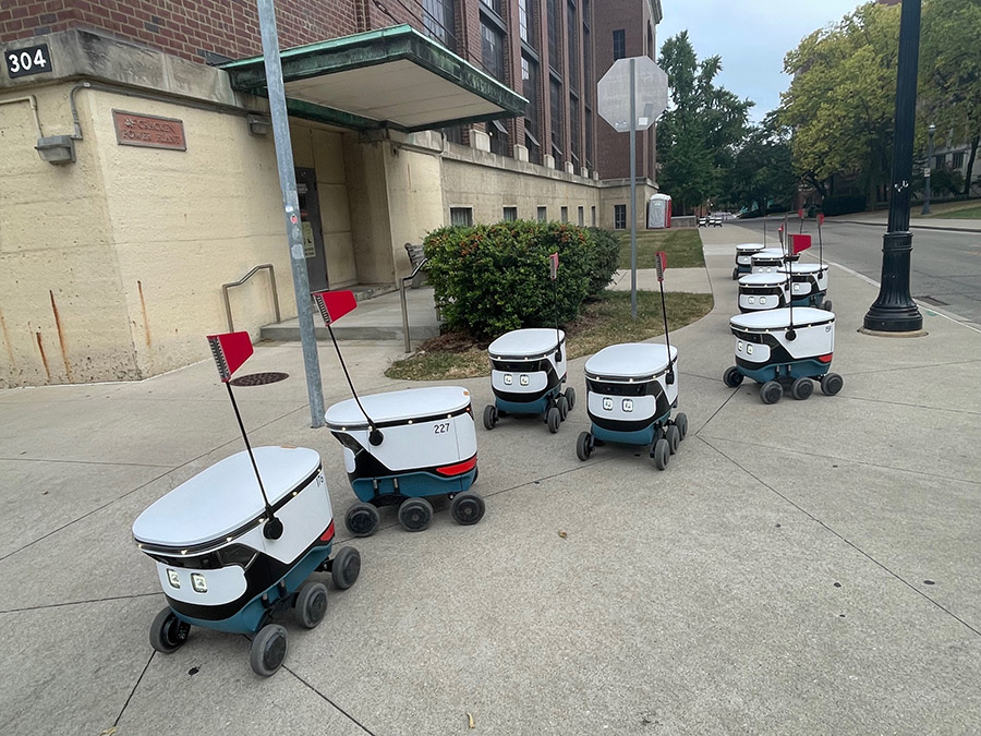 Robots on the march